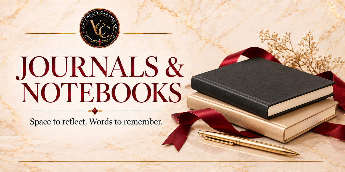 Journals & Notebooks — Space to reflect. Words to remember.