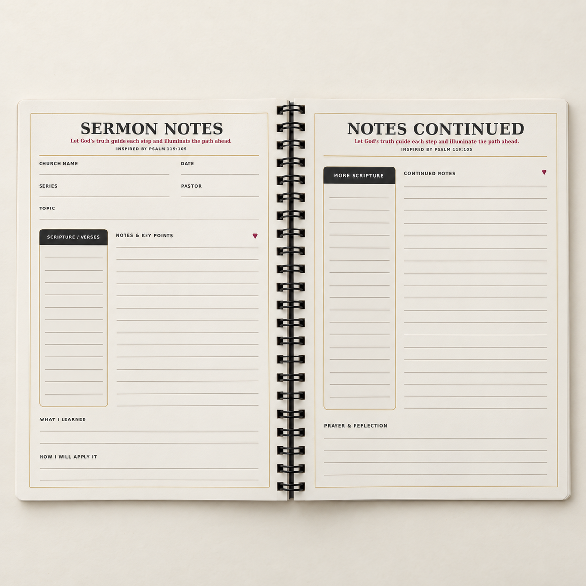 Sermon Notebook