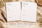 Included Sermon Notes and Reflect & Apply printable pages. Watermarked mockup; digital download only.